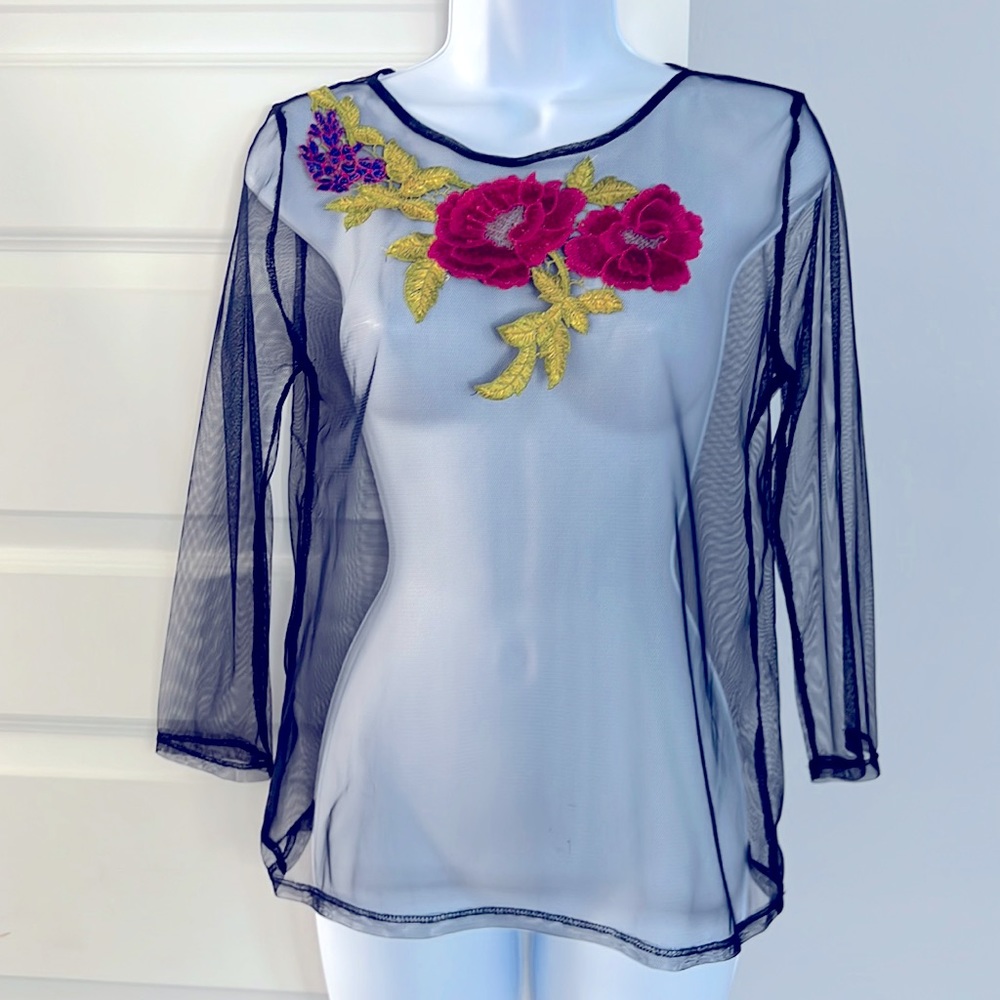 Mesh blouse